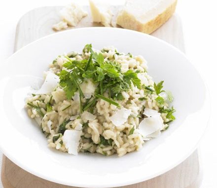 Herb & Parmesan risotto recipe