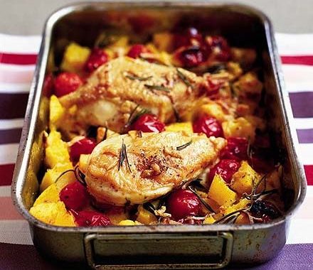 Crisp Italian chicken & polenta recipe