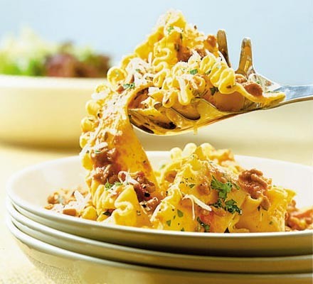 Pappardelle with sausage & fennel seed bolognese recipe 