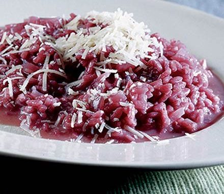 Red wine risotto recipe