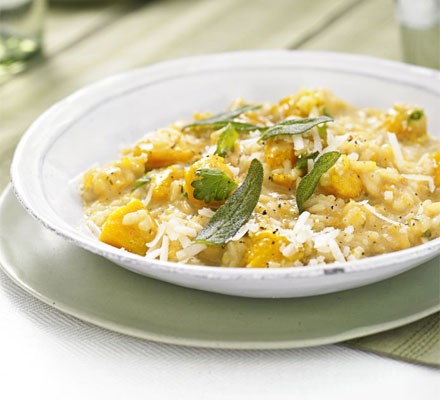 The ultimate makeover: Risotto with squash & sage recipe 