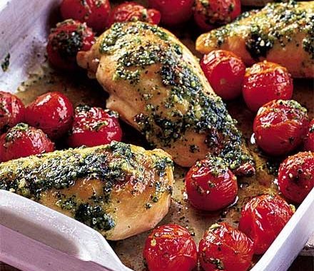 Summer traybake chicken recipe
