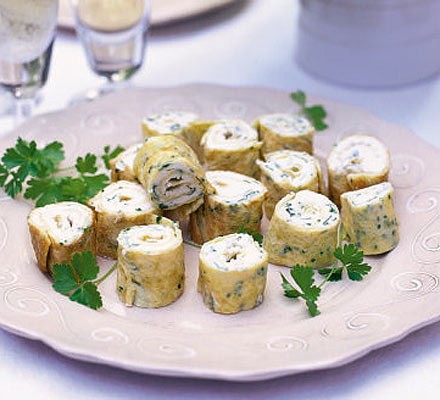 Miniature omelettes with ricotta recipe 