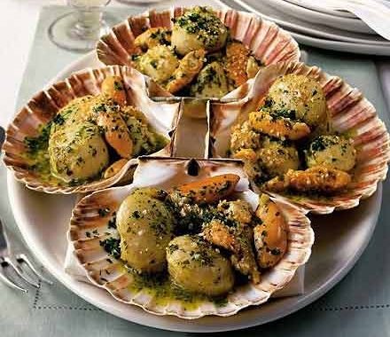 Venetian-style scallops recipe