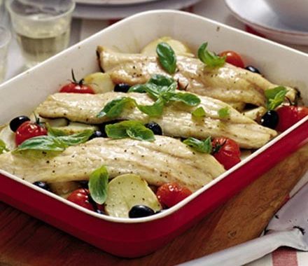 Italian-style bass recipe