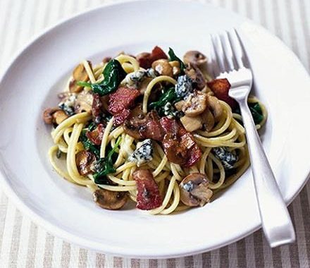 Creamy mushroom spaghetti recipe