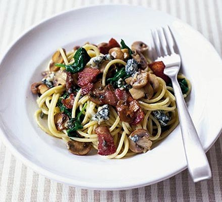 Creamy mushroom spaghetti recipe 