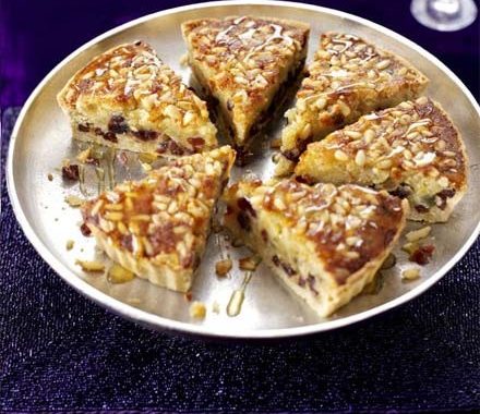 Pine nut & honey tart recipe
