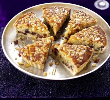 Pine nut & honey tart recipe 