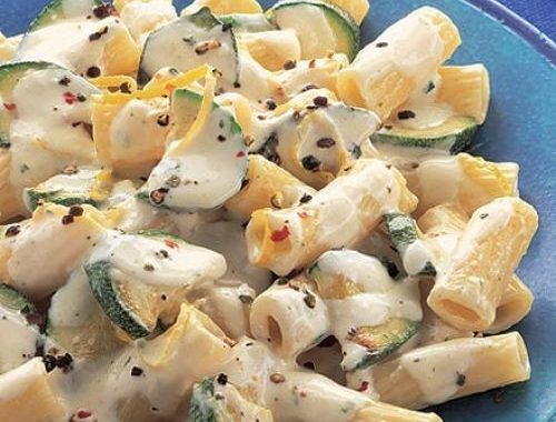 Creamy courgette pasta recipe