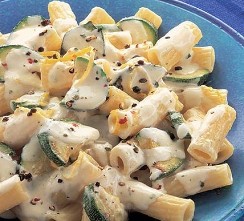 Creamy courgette pasta recipe 