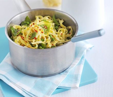 Summer pea pasta recipe
