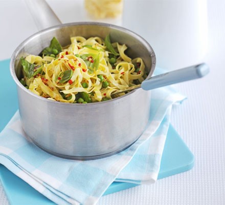 Summer pea pasta recipe 