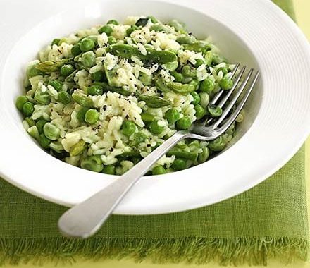 Microwave risotto primavera recipe