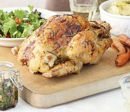 Rosemary & lemon roast chicken recipe