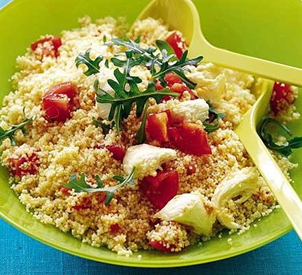 Tomato & mozzarella couscous salad recipe 