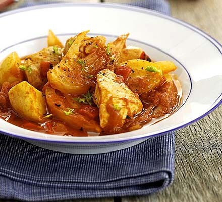Chicken, fennel & tomato ragout recipe 