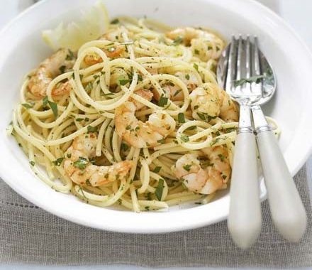 Lemon & parsley spaghetti recipe