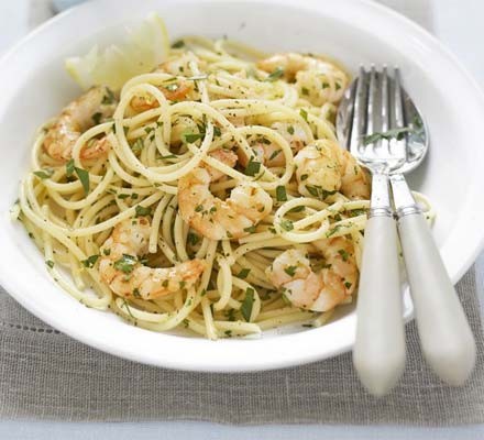 Lemon & parsley spaghetti recipe 