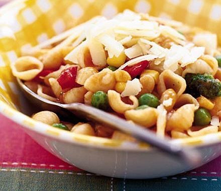 Minestrone pasta pot recipe