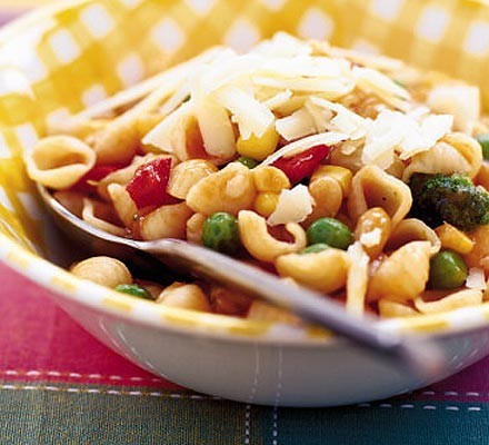 Minestrone pasta pot recipe 