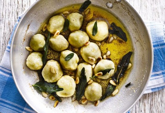 Ricotta gnudi with sage butter recipe