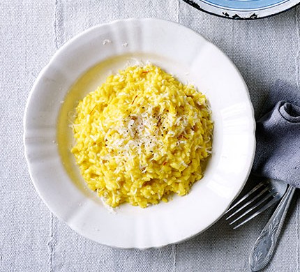 Saffron risotto recipe 