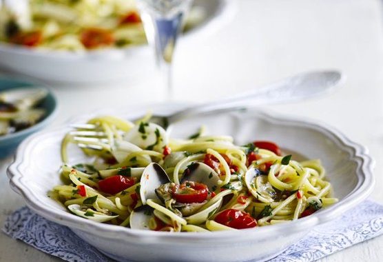 Seafood spaghetti recipe