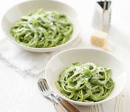 Secret green sauce spaghetti recipe