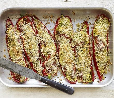 Italian stuffed sweet peppers recipe
