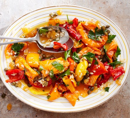 Sweet peperonata salad recipe 