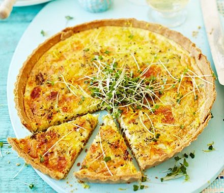 Taleggio tart with walnut pastry recipe