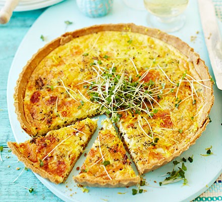 Taleggio tart with walnut pastry recipe 
