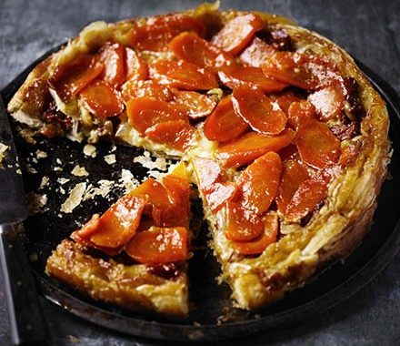 Carrot tarte tatin recipe