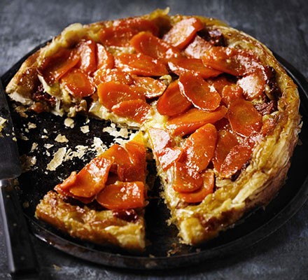 Carrot tarte tatin recipe 