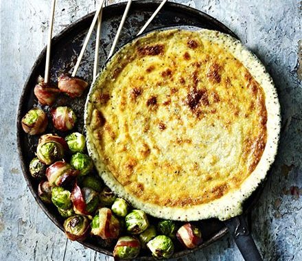 Cheesy sprout fondue recipe