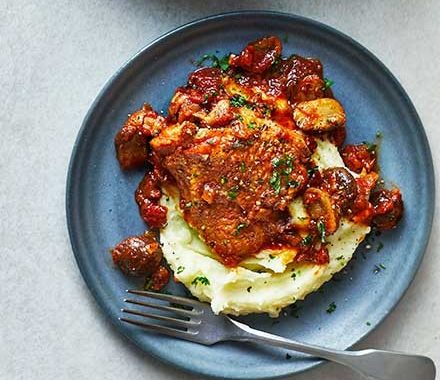 Slow cooker chicken chasseur recipe