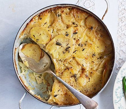Lemony potato gratin recipe