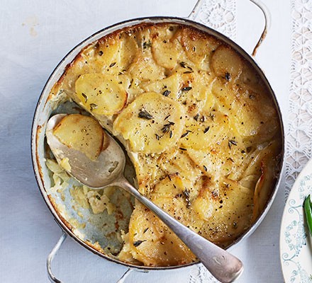 Lemony potato gratin recipe 