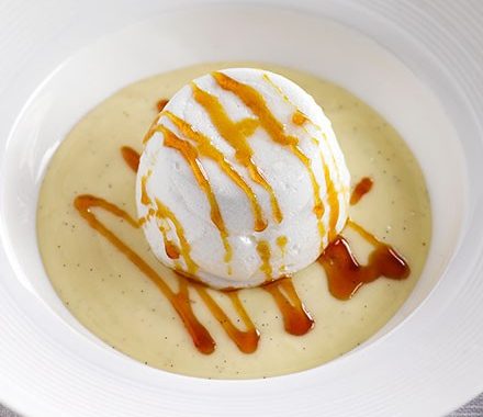 Floating islands with caramel sauce recipe