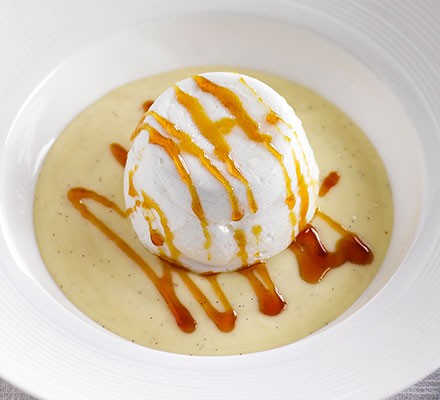 Floating islands with caramel sauce recipe 