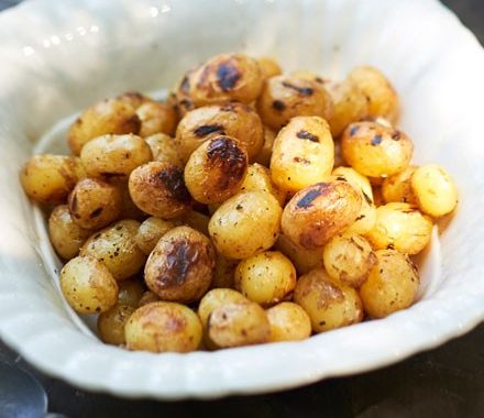 Foil-wrapped baby potatoes recipe