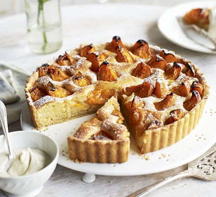 Apricot & ginger frangipane tart recipe 