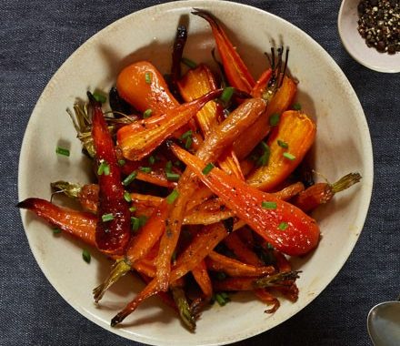 Honey-roasted carrots recipe