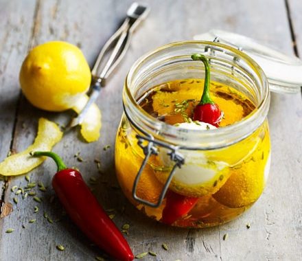 Marinated goat’s cheese recipe