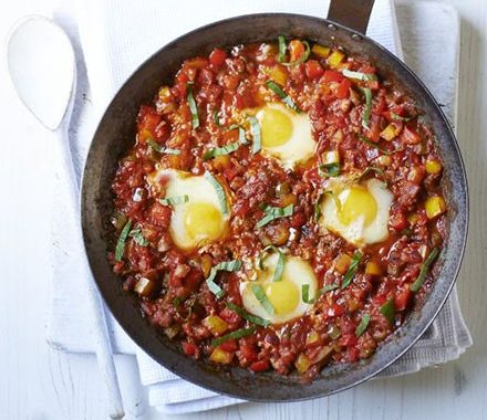 Pancetta & pepper piperade recipe