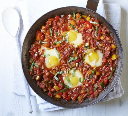 Pancetta & pepper piperade recipe 
