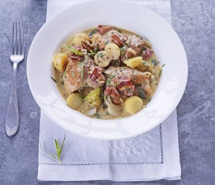 Chicken, bacon & potato stew recipe