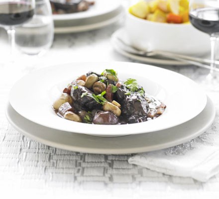 Braised beef in red wine recipe 