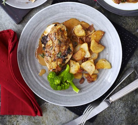 Creamy chicken & wild mushrooms recipe 